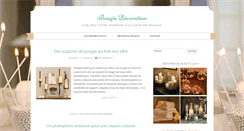 Desktop Screenshot of bougie-decoration.com
