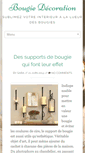 Mobile Screenshot of bougie-decoration.com